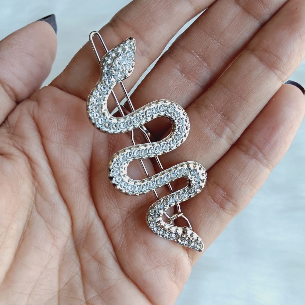 Snake Bling Hair Clip - Picture 10 of 13